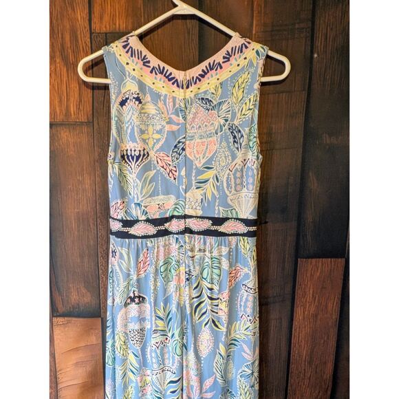Lilly Pulitzer McKinley Maxi Dress NWT Sz 2 Tropical Print Wedding Guest Vibrant - Picture 3 of 6